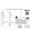 VERTICAL * PIE SALON LED NEGRO